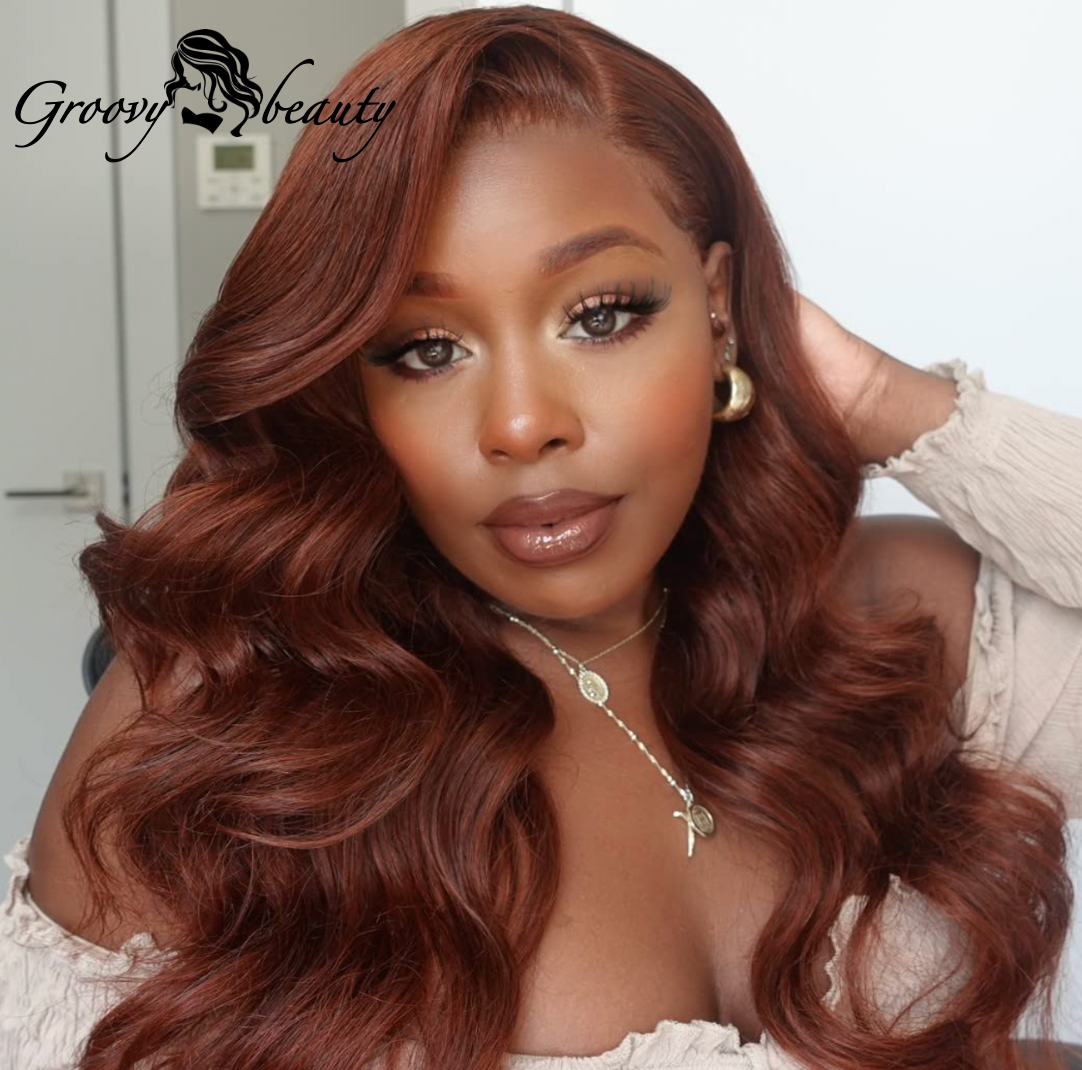 Brazilian Reddish Brown Body Wave (Frontal)