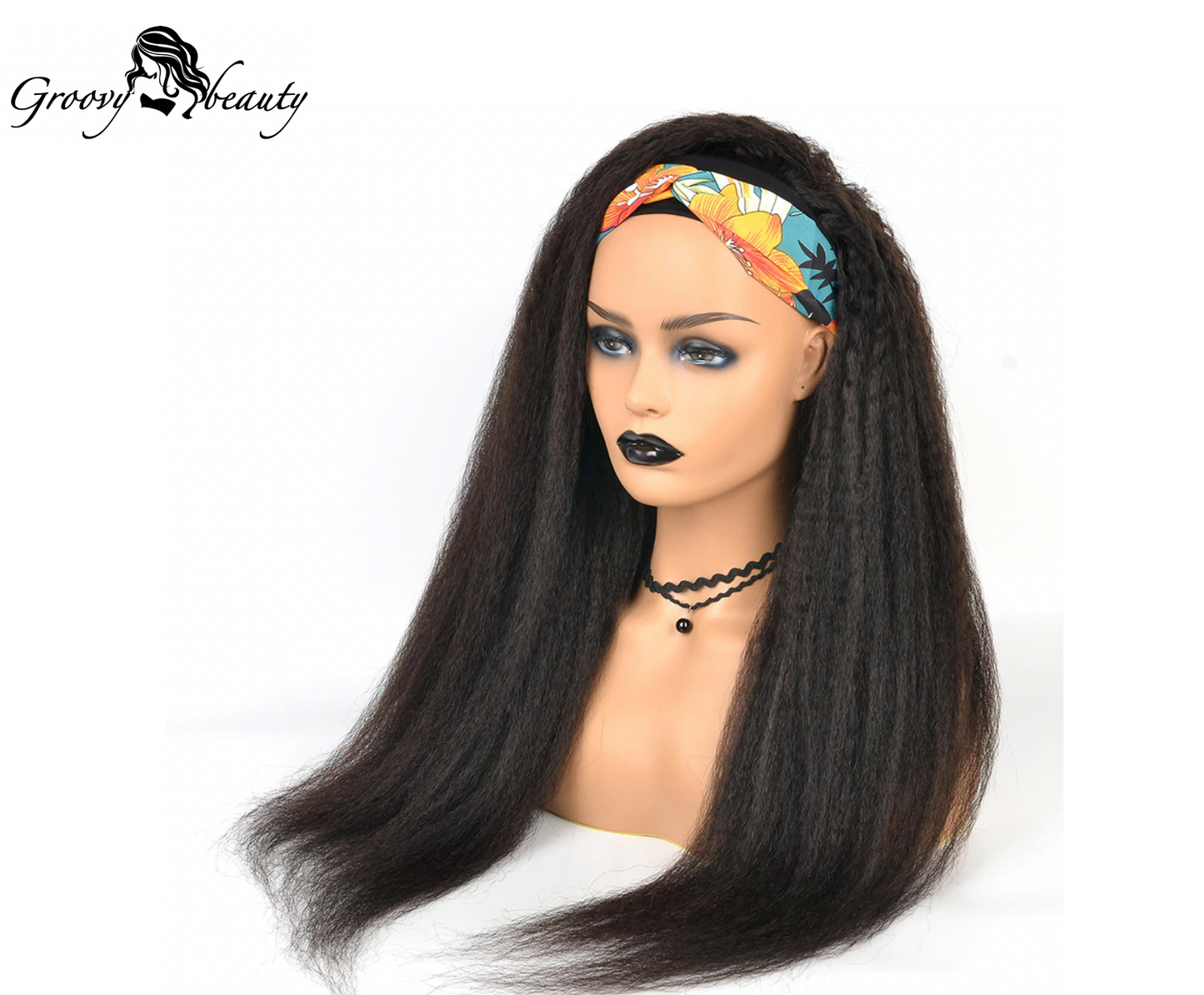 Kinky Straight Headband Wig
