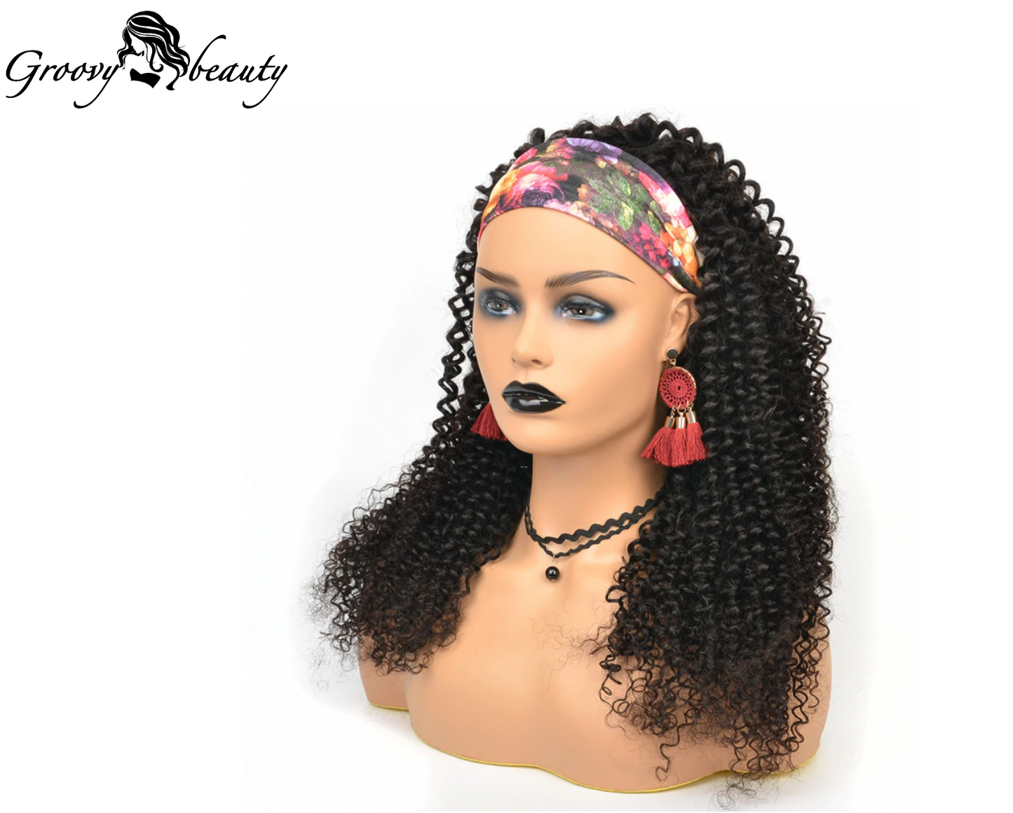 Malays. Curls Headband Wig