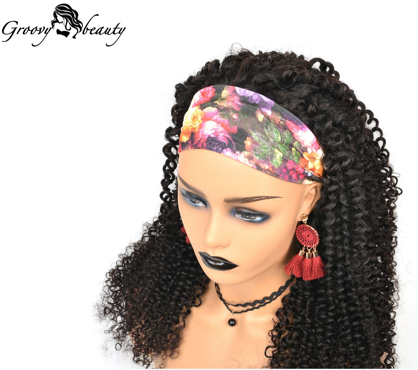 Malays. Curls Headband Wig