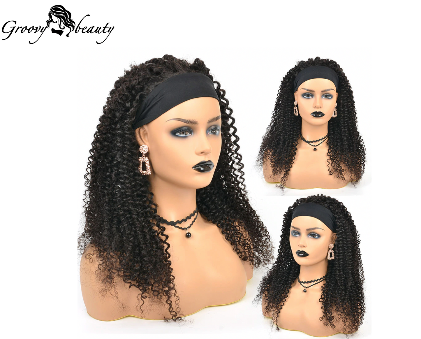 Malays. Curls Headband Wig