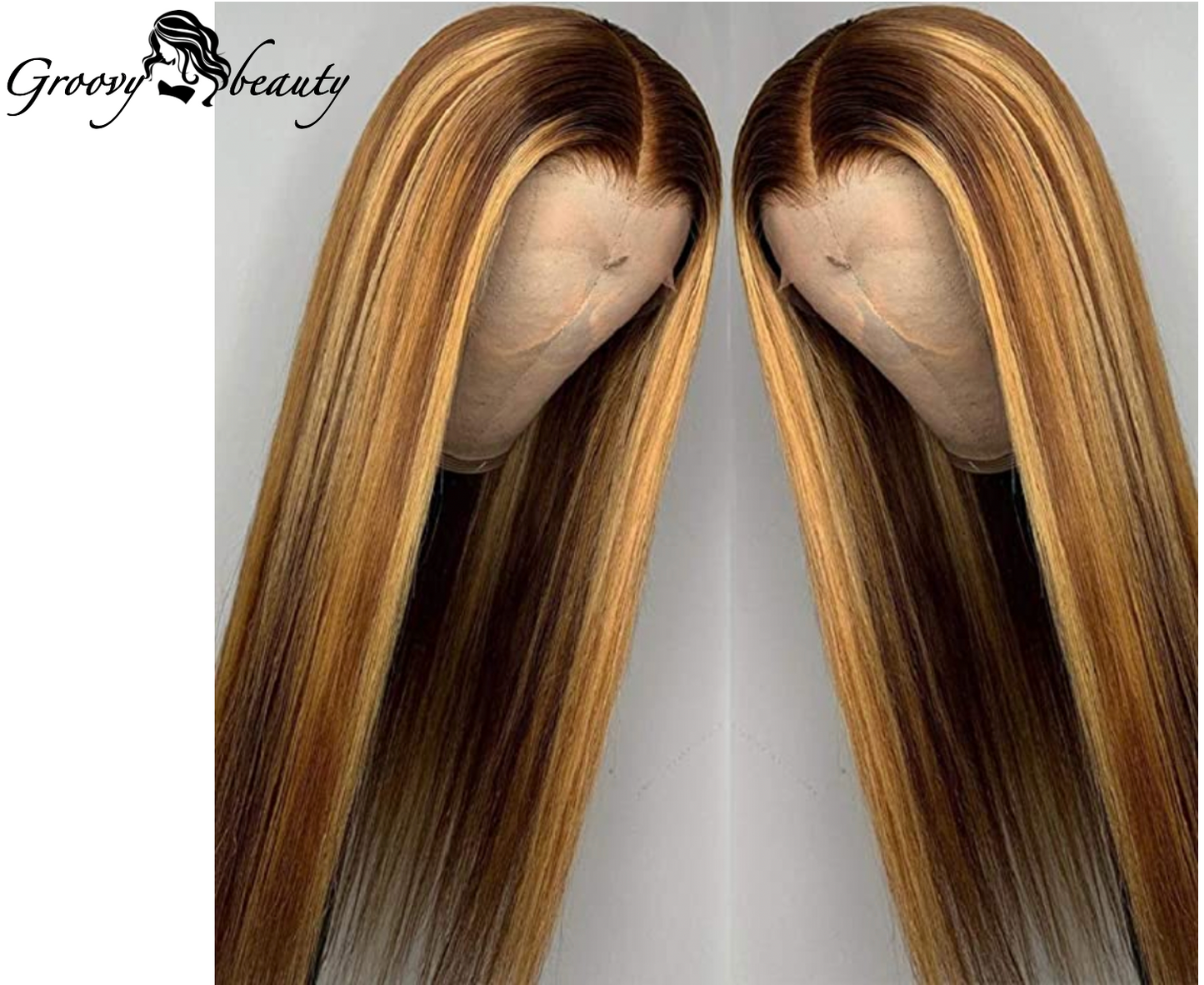 Brazilian Honey Blonde Straight Wig (Frontal)