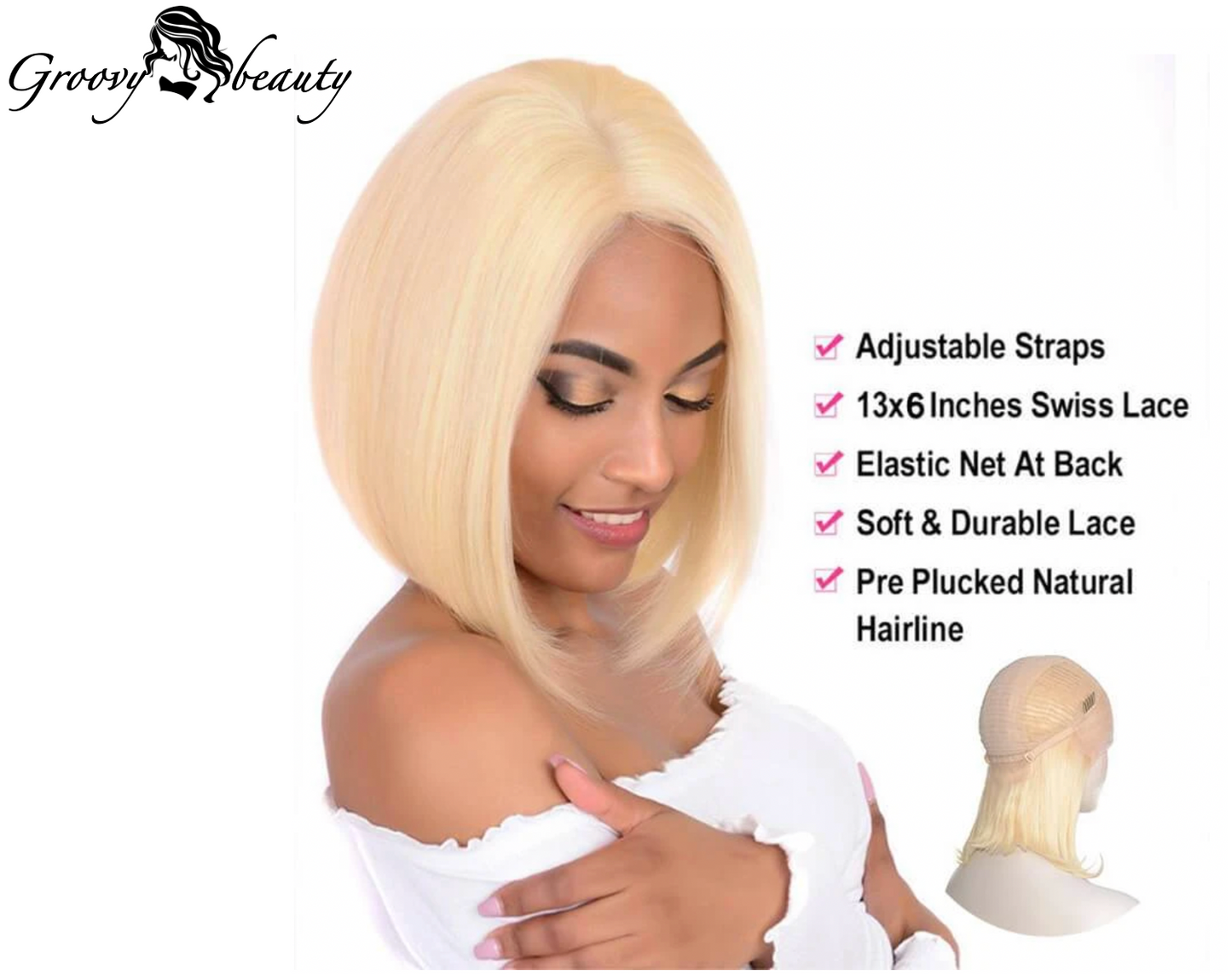 Brazilian 613 Blonde Wig (Frontal)