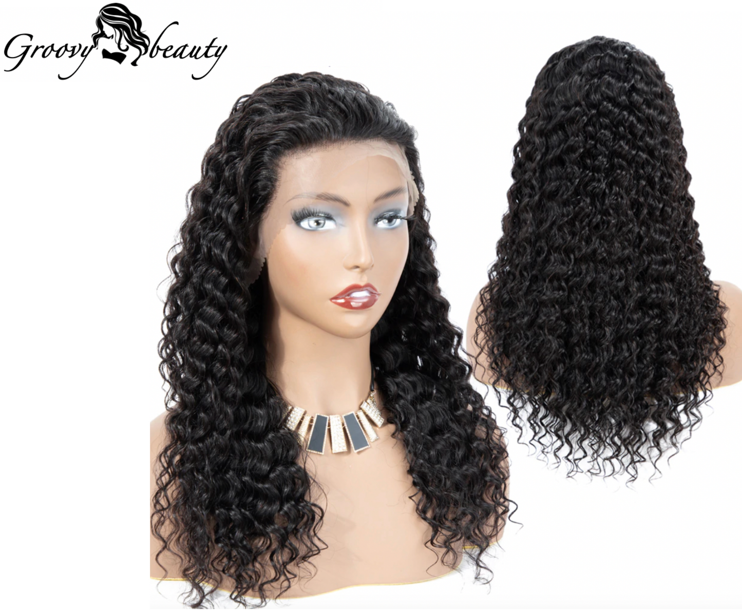 Brazilian Kinky Curly Wig (Frontal-Closure)