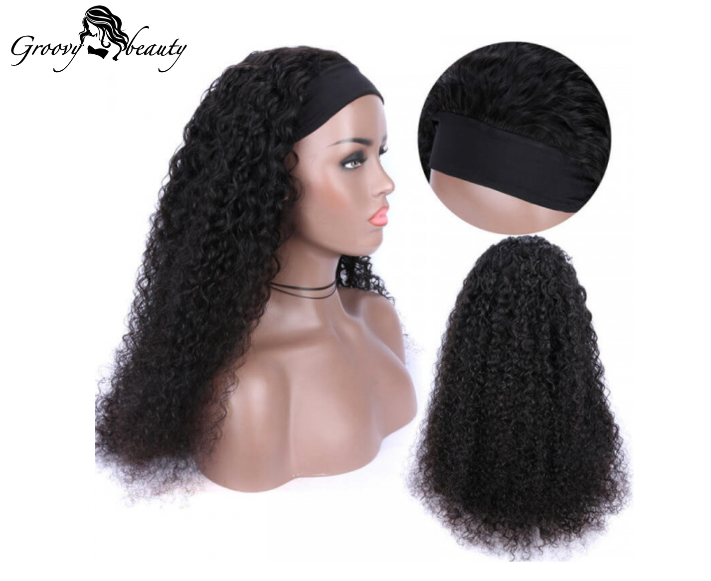Water Wave Headband Wig
