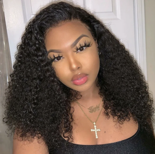 Brazilian Kinky Curly Wig (Frontal-Closure)