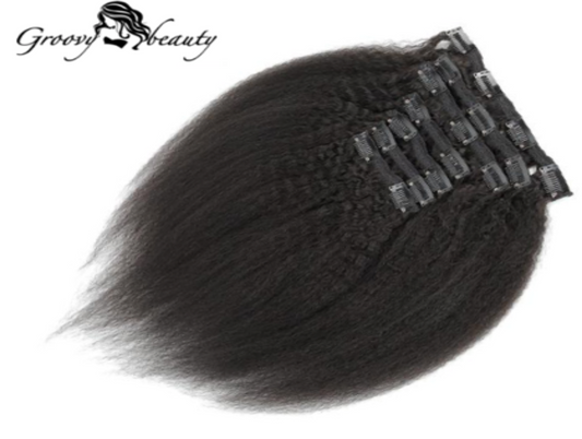 Brazilian Kinky Straight Hair Clip-ins