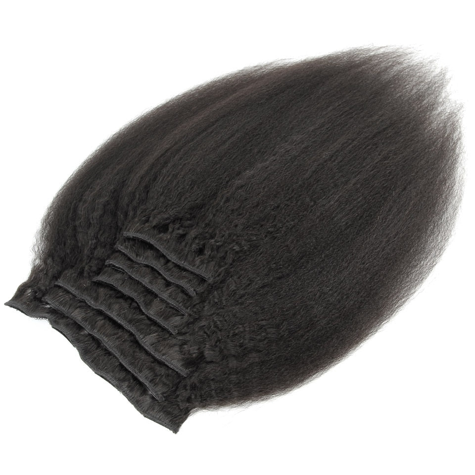 Brazilian Kinky Straight Hair Clip-ins