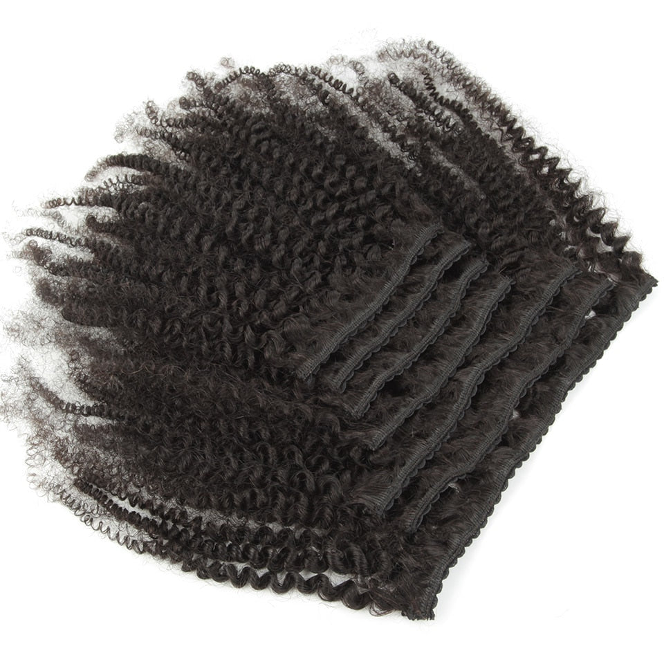 Brazilian Kinky Coily Hair Clip-ins