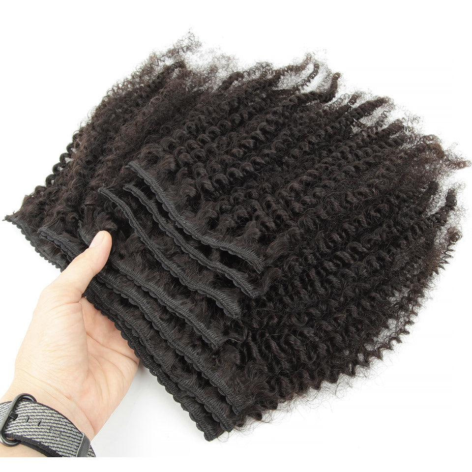 Brazilian Kinky Coily Hair Clip-ins