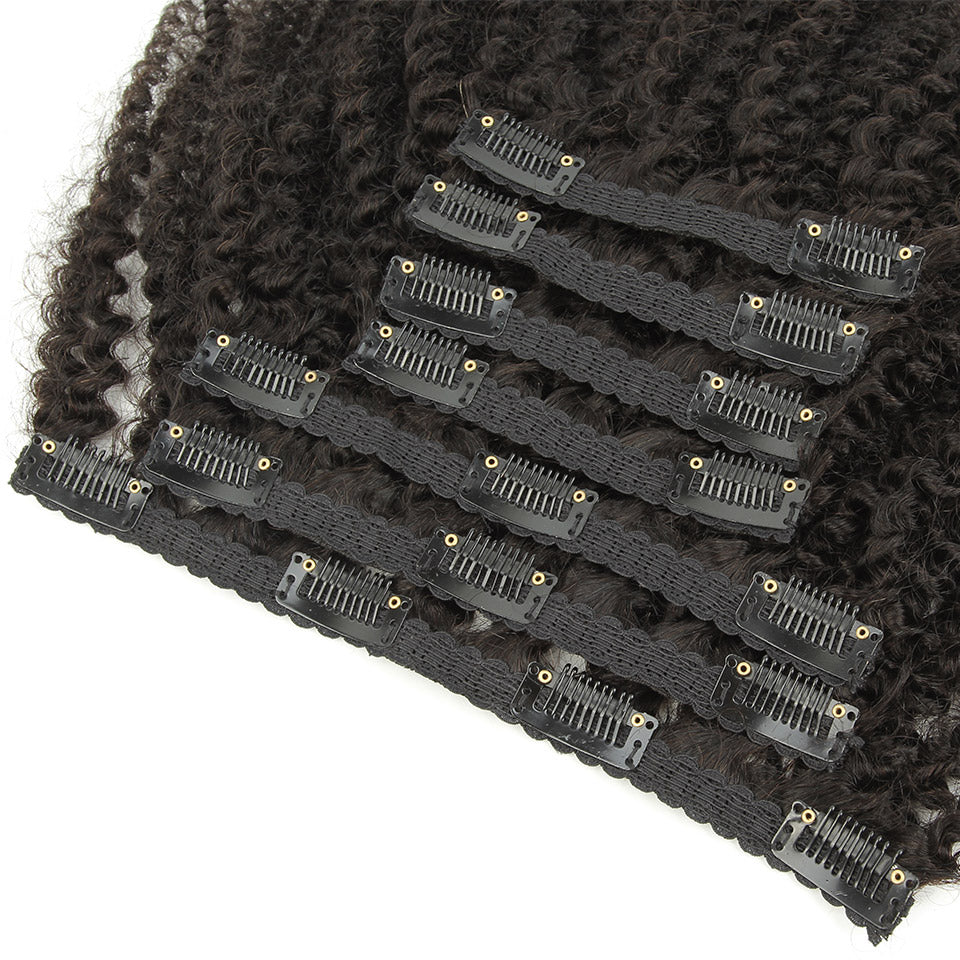 Brazilian Kinky Coily Hair Clip-ins