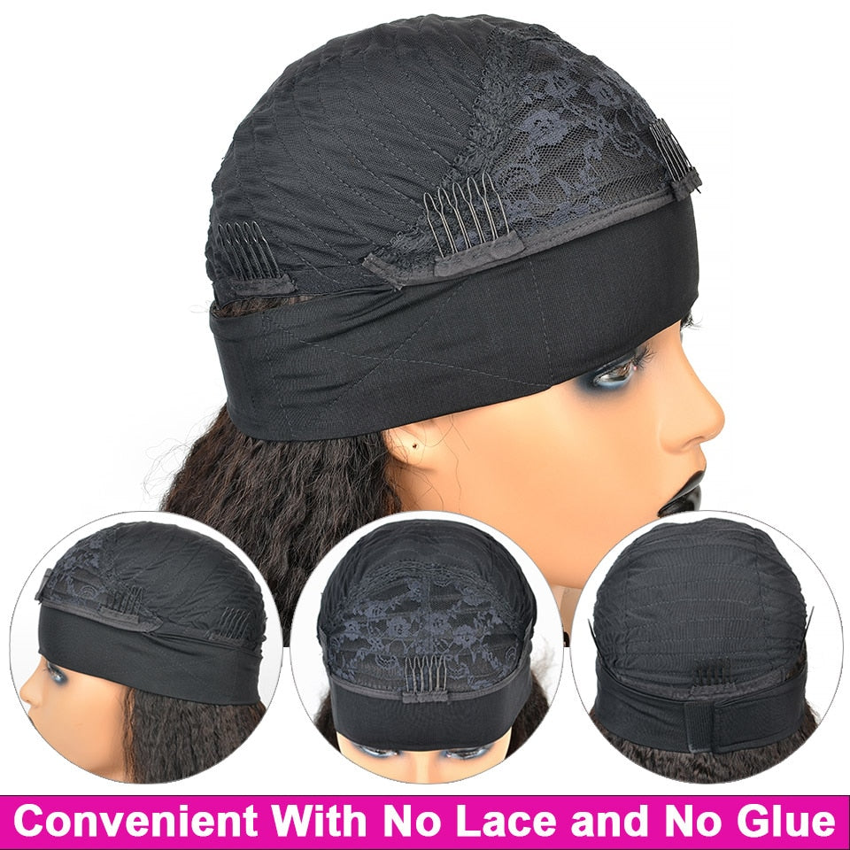 Kinky Straight Headband Wig
