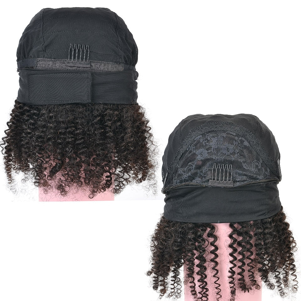 Kinky Curly Headband Wig