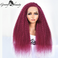 Brazilian 99J Burgundy Kinky Curly Wig (Frontal)