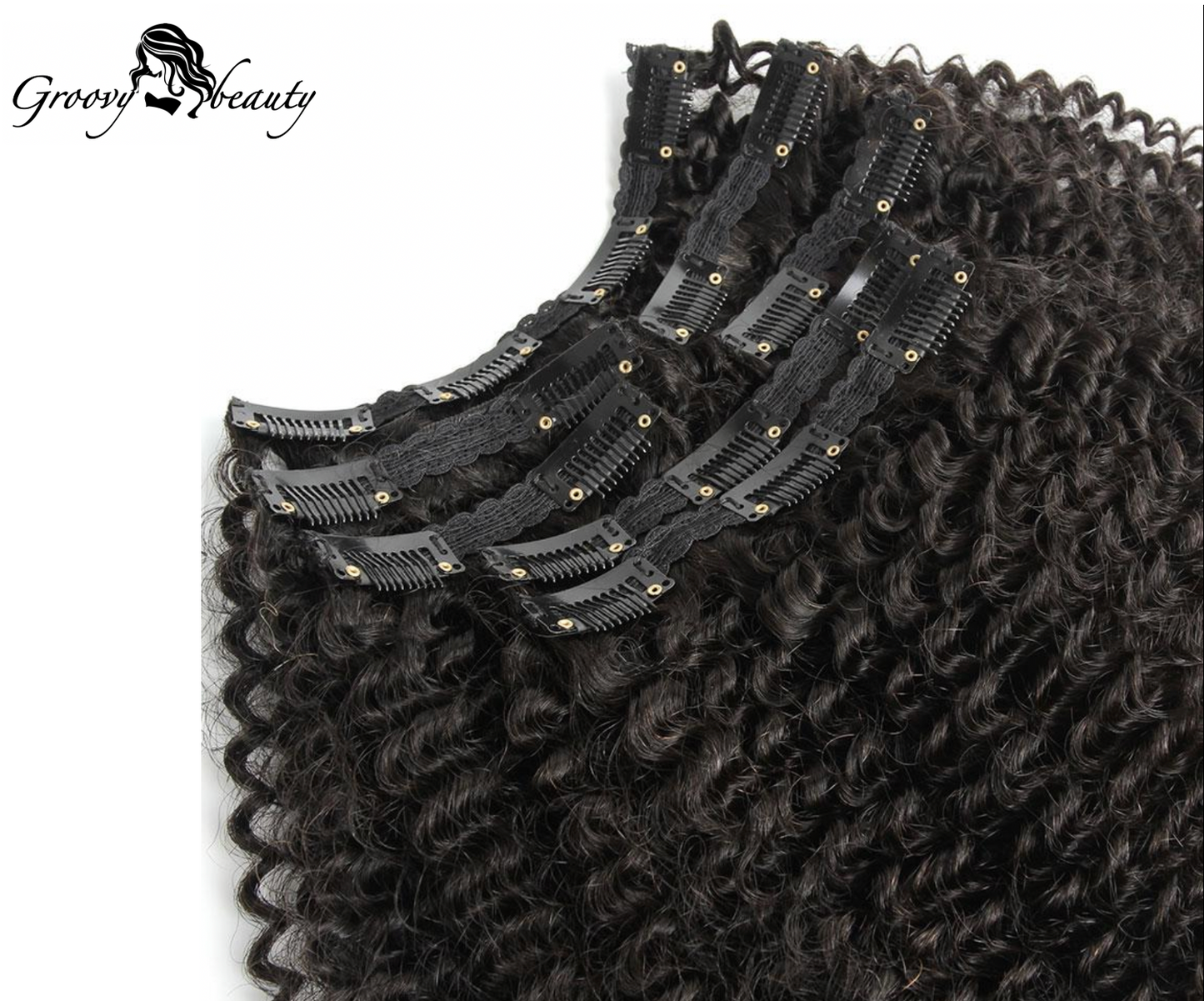 Brazilian Kinky Curly Hair Clip-ins