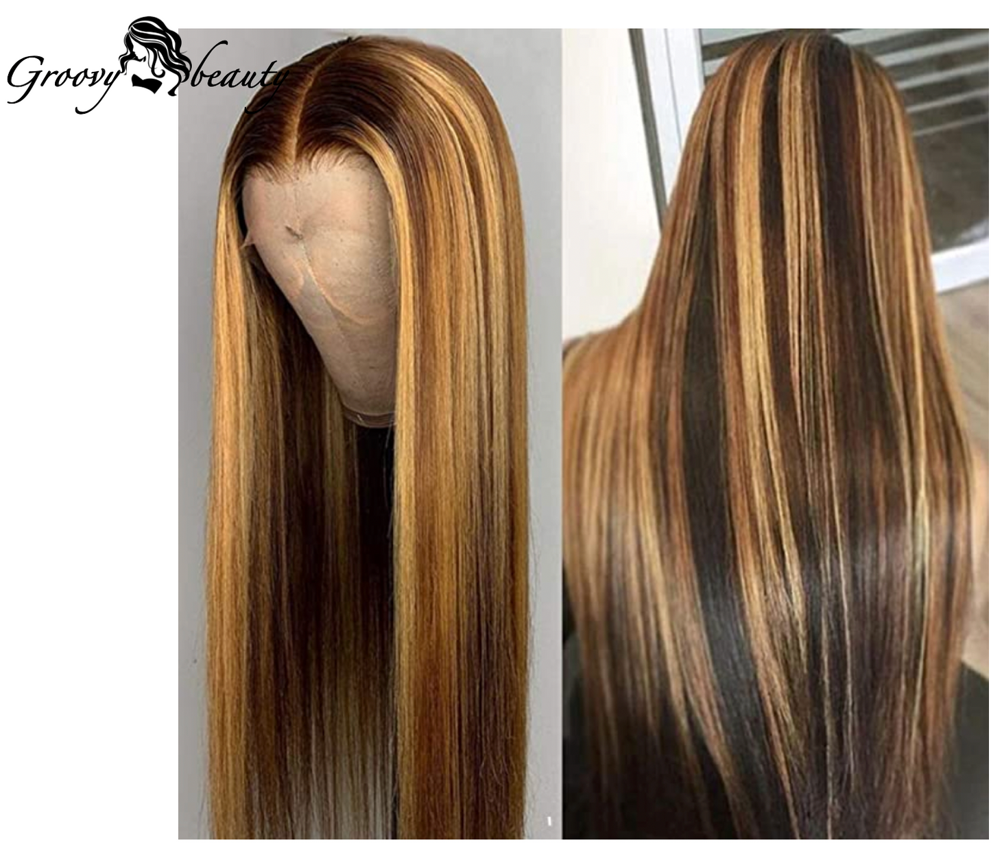 Brazilian Honey Blonde Straight Wig (Frontal)