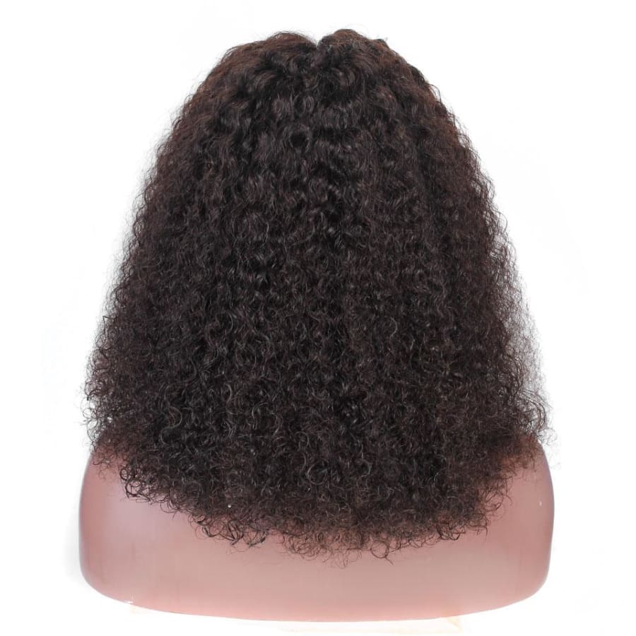 Malaysian Curly Short Bob Lace Front Wig - Human Hair