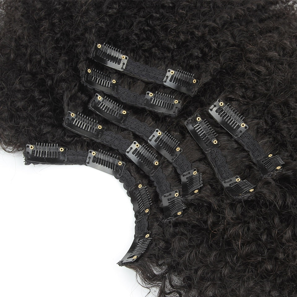 Brazilian Afro Kinky Hair Clip-ins